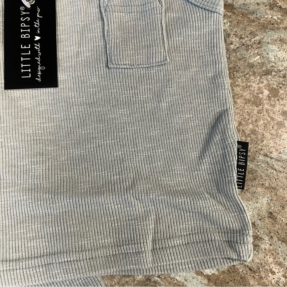 Little Bipsy Ribbed Tank & Biker Short Set 6-12M NWT - Picture 4 of 10